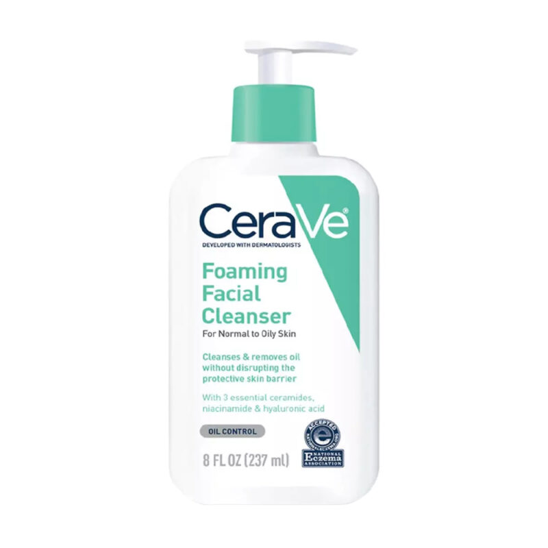 CeraVe Foaming Facial Cleanser for Normal to Oily Skin (237ml) USA