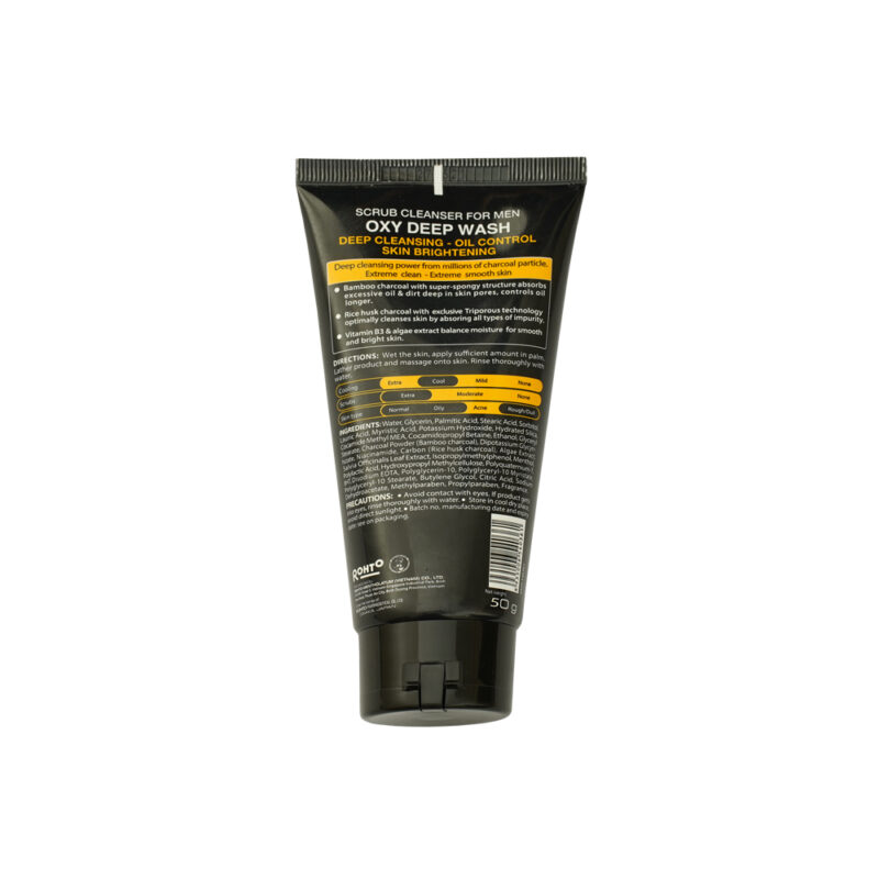 Oxy Deep Face Wash Men’s Charcoal(50gm) - Image 2